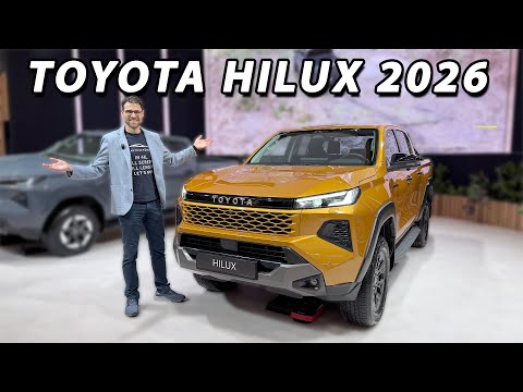 Thumbnail for Новый Toyota Hilux 2026 — дизель или электромобиль? by Toyota, Toyota Hilux