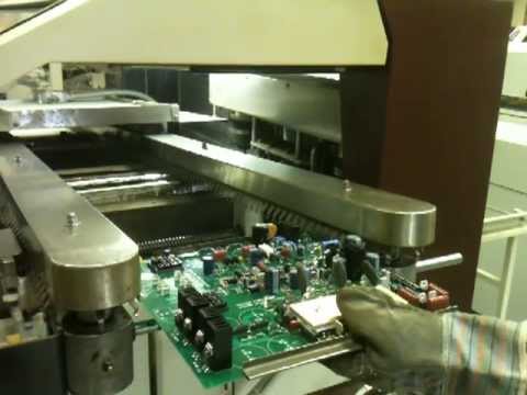 Pc board assembly - wave soldering machine