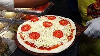 How do they make Pizzas in Restaurants ? Watch it live making Pizza - Red Flames Pizzeria
