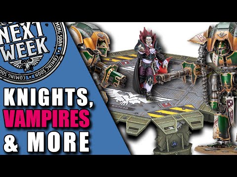 Unveiling TWO Cerastus Knights, Blood Bowl Vampire & Made to order!