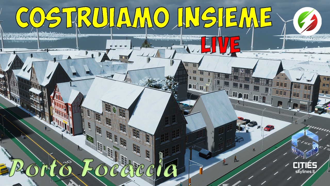 Costruiamo insieme Porto Focaccia con la patch 1.5.8 | LIVE