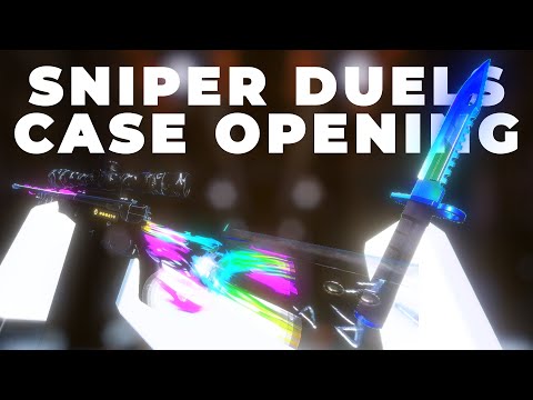 UNBOXING OVER $50,000 WORTH OF CASES IN SNIPER DUELS!! (INSANE)
