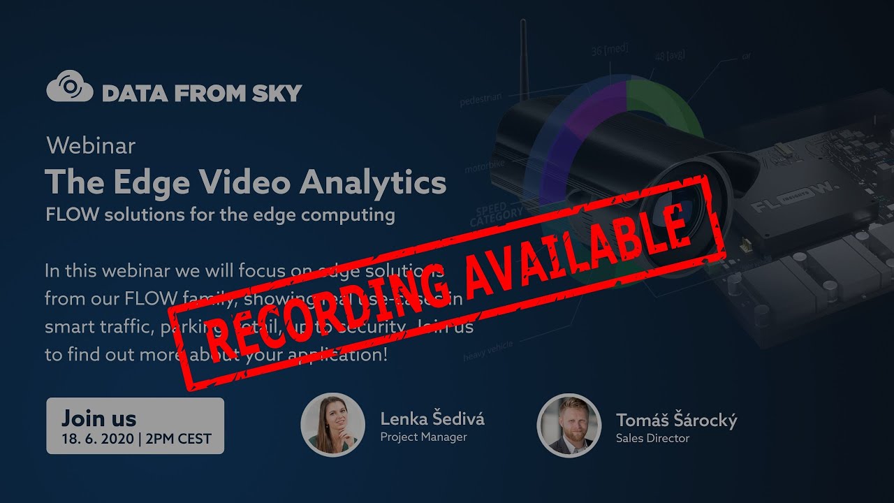 The Edge Video Analytics - FLOW solutions for edge computing - webinar #2 recording