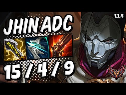 Jhin vs Tristana [ ADC ] Patch 13.4 Korea Grandmaster Season 13 ✅