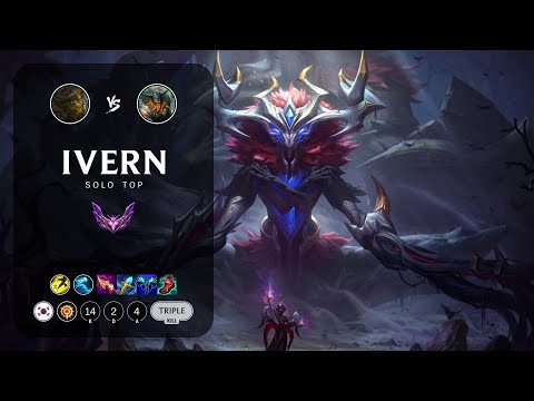 Ivern Top vs Olaf - KR Master Patch 13.13