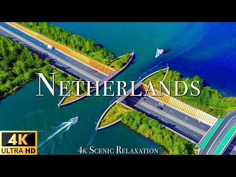 Netherlands 4K - Scenic Relaxation Film With Calming Music  (4K Video Ultra HD)