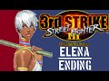Street Fighter III 3rd Strike Ending Elena