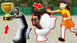 Granny vs Skibidi Toilet vs Doll - funny horror animation (30 mins of fun)