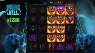 🎰 Hounds of Hell Slot Bonus Game Big Win x1238 💰Online Casino