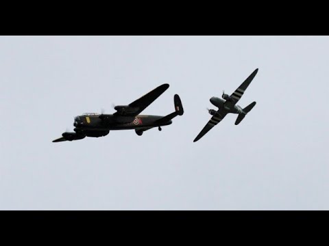 WW2 MULTIPLE RC BOMBERS DISPLAY - LMA RAF COSFORD SCALE WEEKEND # 1 - 2019