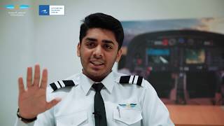 الطالب محمد عبدالقوي يتحدث عن سبب اختياره دراسة الطيران
