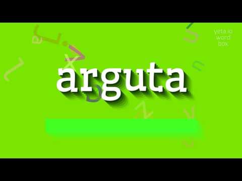 How to say "arguta"! (High Quality Voices)