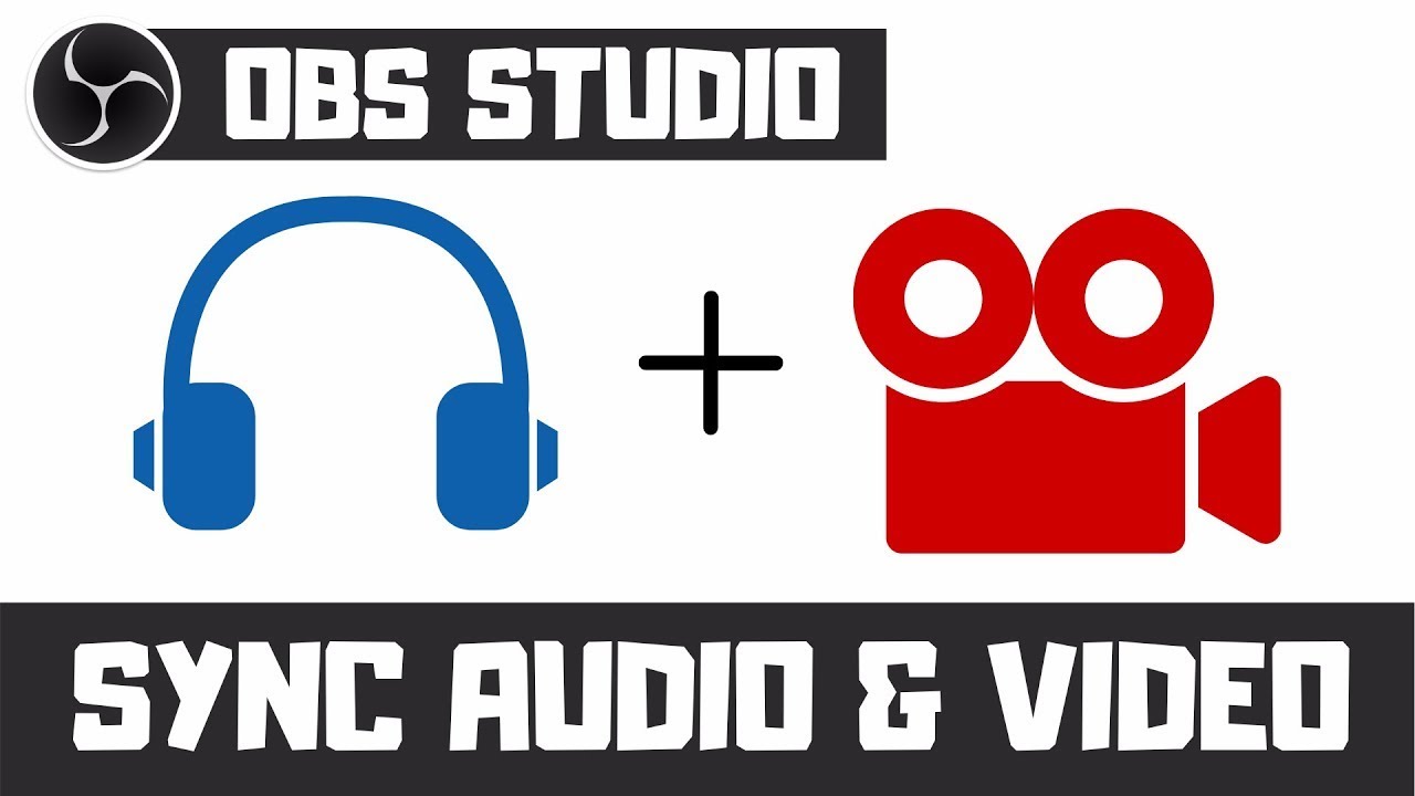 OBS Studio audio and video sync offset tutorial