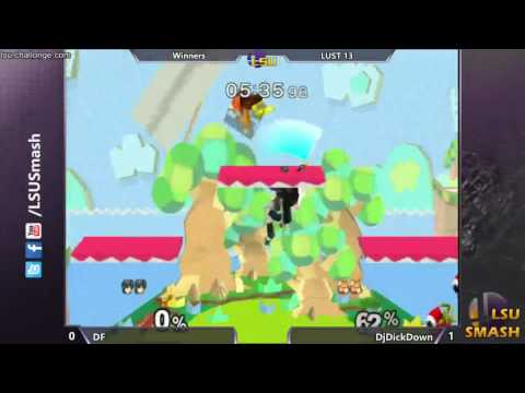 LUST 13 Melee Singles - DrinkingFood (Falco, Marth) vs DJ Dickdown (Fox)