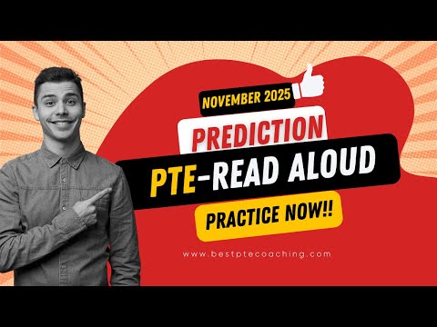 PTE January\ 2026 Read Aloud: Detailed Practice & Predictions