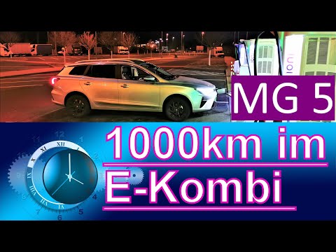 1000km Challenge🎯Zusammenfassung🎬MG 5 Electric