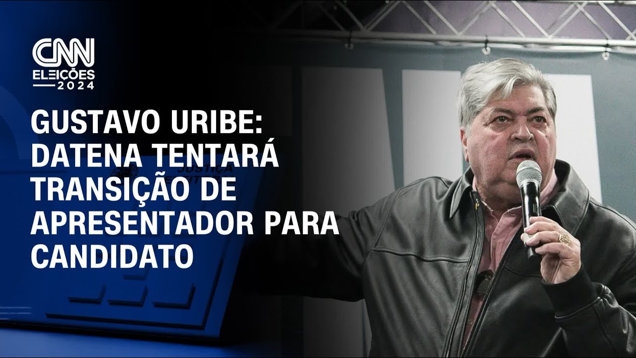 Gustavo Uribe: Datena tentará transição de apresentador para candidato | BASTIDORES CNN
