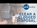How to: Clear a clogged garbage disposal