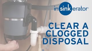 How to: Clear a clogged garbage disposal
