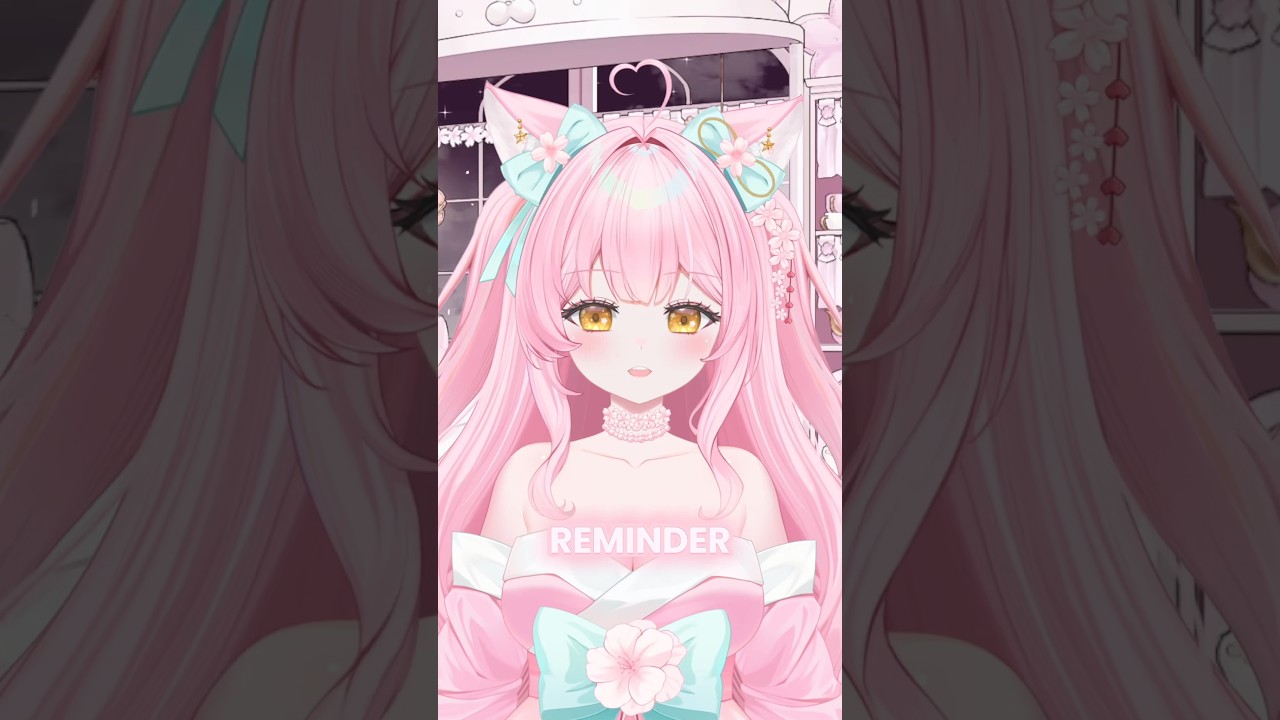 Set a reminder ⏰ #sakuramofu #vtuber #anime