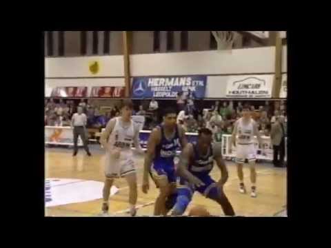 Cuva Houthalen - Leuven: 105-71 (26e speeldag 1995-1996)