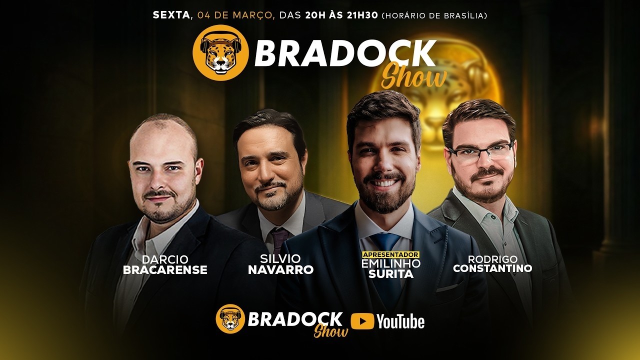Bradock Show 04/03/26 - Emilinho Surita, Constantino, Silvio Navarro e Darcio Bracarense