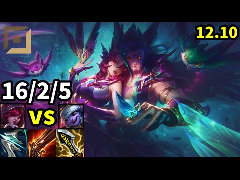 Xayah ADC vs Tristana - KR Challenger | Patch 12.10