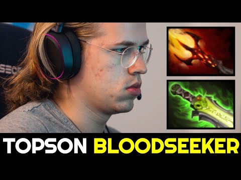 T1.TOPSON Random Bloodseeker with First Item DAGON 5 7.32c Dota 2