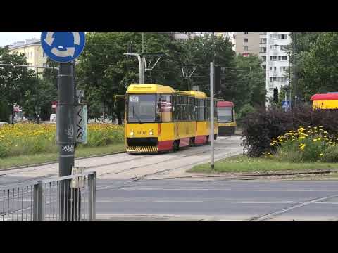 Tramwaje Warszawa 2023 Wagony - Fahrzeuge 12.07.2023 r