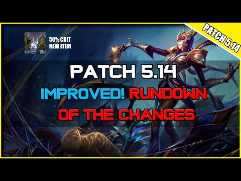 ✔ ZEKE'S HARBINGER OP? - Patch 5.14 IMPROVED! Rundown of the Changes | LoL