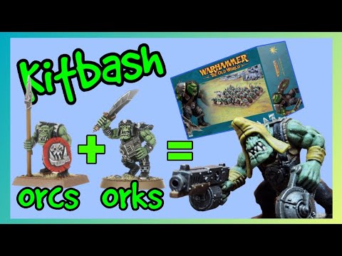 Warhammer The Old World Orc Boyz + Warhammer 40k Ork Boyz Kitbash, Review, Unboxing