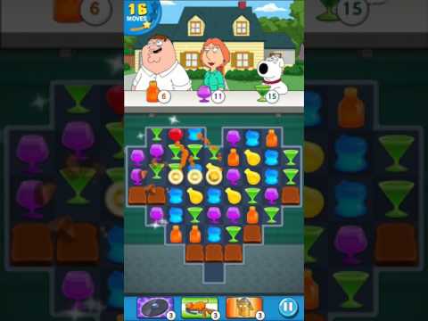 Family Guy - Another Freakin' Mobile Game : Level 15 - 3 stars! No Boosters!