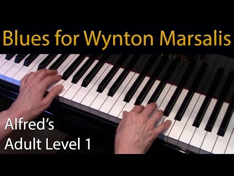Blues for Wynton Marsalis (Elementary Piano Solo) Alfred's Adult Level 1