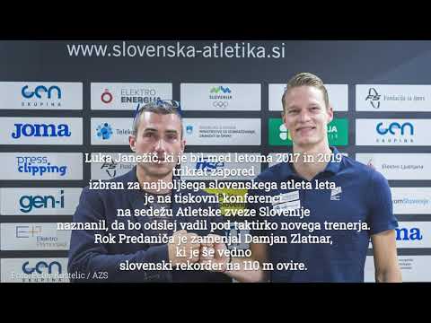 Luka Janežič z novim trenerjem Damjanom  Zlatnarjem