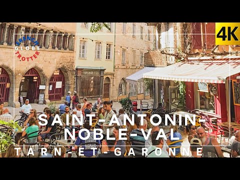 Southern France🇫🇷 𝐒𝐀𝐈𝐍𝐓-𝐀𝐍𝐓𝐎𝐍𝐈𝐍-𝐍𝐎𝐁𝐋𝐄-𝐕𝐀𝐋 Amazing Beautiful Medieval Village Full Walking tour ASMR