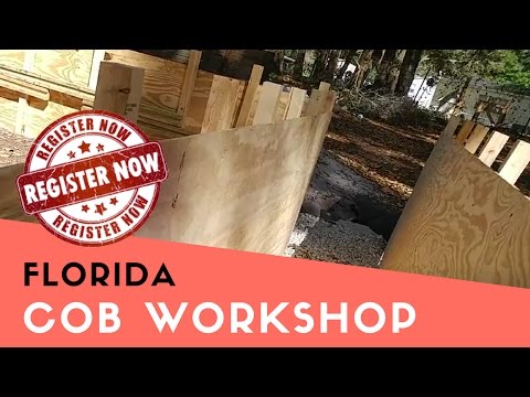 Florida Cob Workshop - Concrete Foundation Formwork