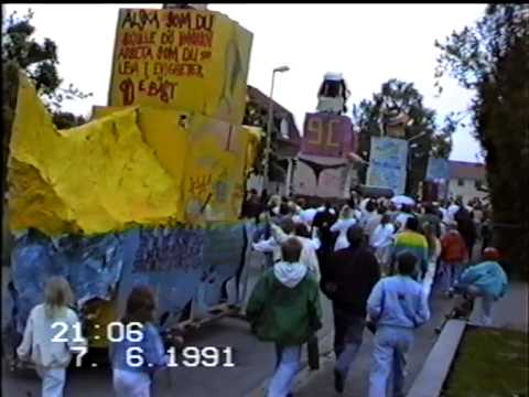 Skolavslutning i Nossebro 1991