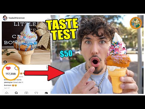 Eating Instagram Famous Food Trends (Taste Test) *Part 4*