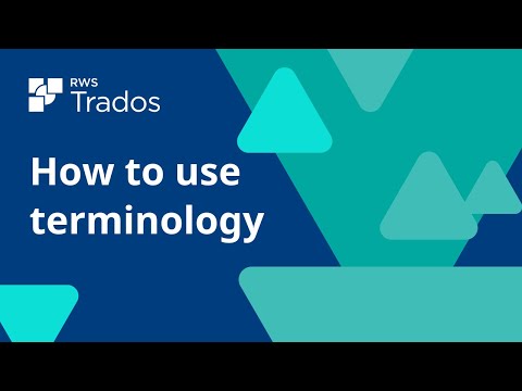 Phần mềm Trados Studio hướng dẫn sử dụng Trados Terminology Phần mềm Trados Studio hướng dẫn sử dụng Trados Terminology