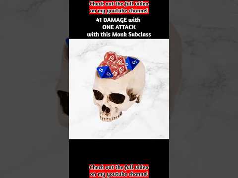 41 DAMAGE with ONE ATTACK with this Monk Subclass