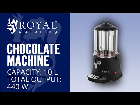 video - Dispensador de chocolate - 10 litros - pantalla LED