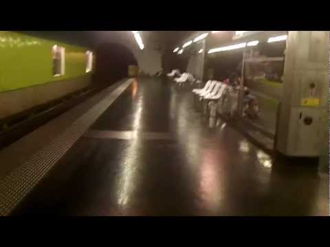 English announcment in Marseille Underground