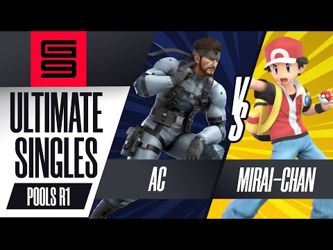 AC (Snake) vs mirai-chan (Pokemon Trainer) - Ultimate Singles Pools Winners QF  - Genesis 9