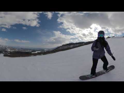 Cheryl snowboard 360 clip2 - 20250228 at Ikenotaira