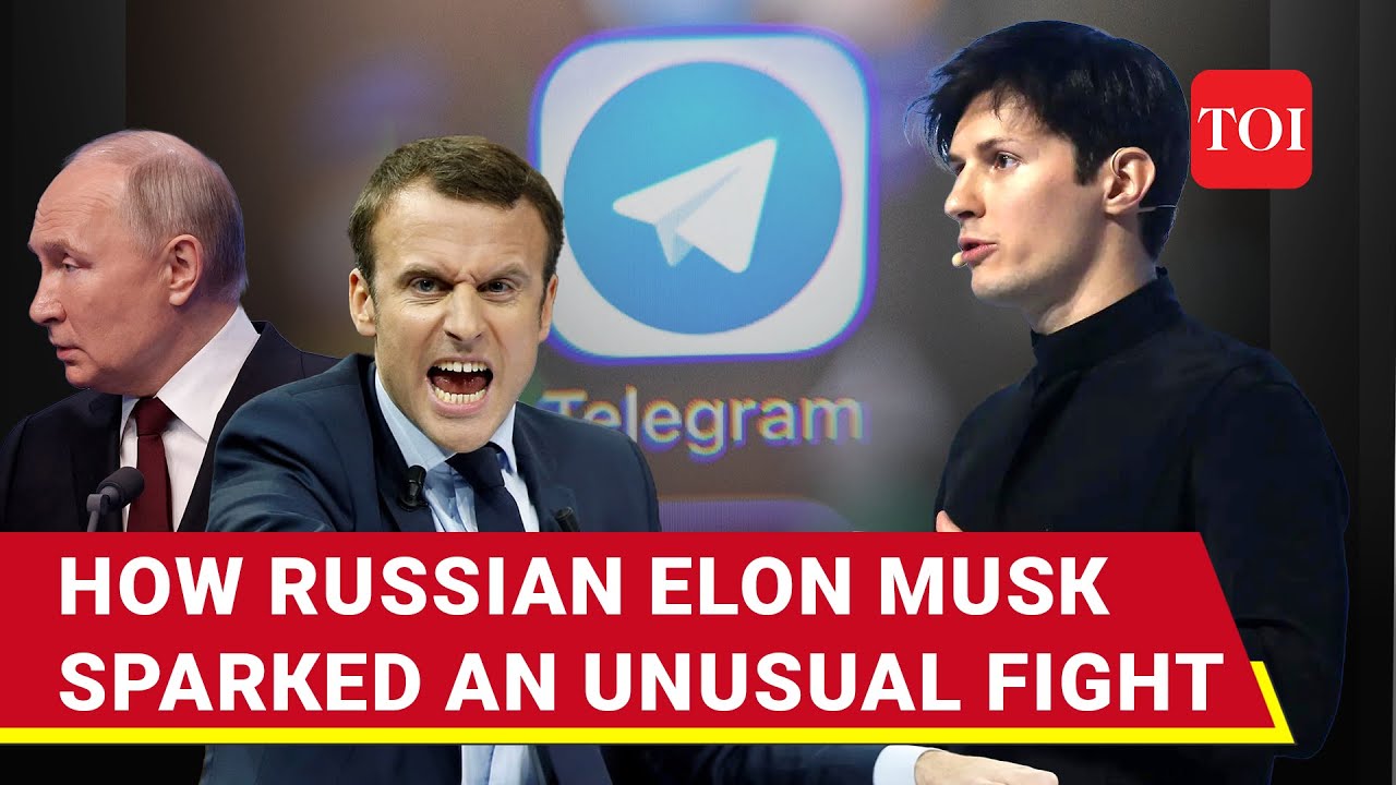 Russian Elon Musk's Arrest In France Triggers Putin | Row Over Telegram Founder Pavel Durov Heats Up