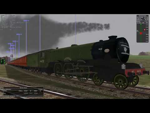 Microsoft Train Simulator Gameplay HD  -  Settle&Carlisle  -  Bergung des Royal Scot