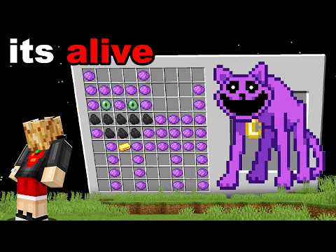 I Crafted GIANT SCARY Mobs in Minecraft