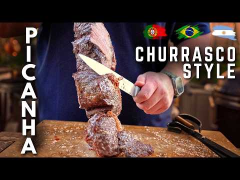 As animalistic as in Brazil: Picanha Churrasco with smoky chimichurri