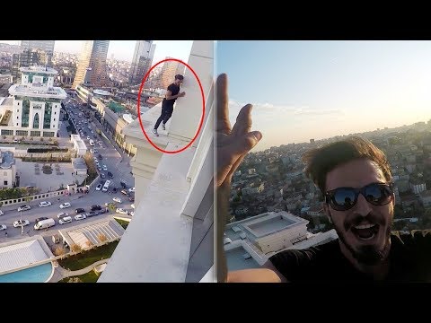 GÖKDELENİN ZİRVESİNE KAÇAK TIRMANMAK !!  | ft. Roof Runnerz