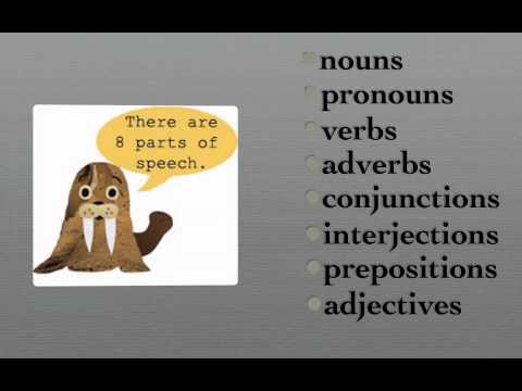 8 Parts of Speech Song
